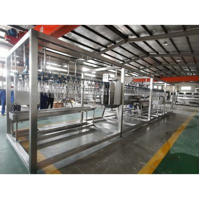 220V / 380V خط ذبح الدجاج 500 Bph حل معالجة الدواجن
